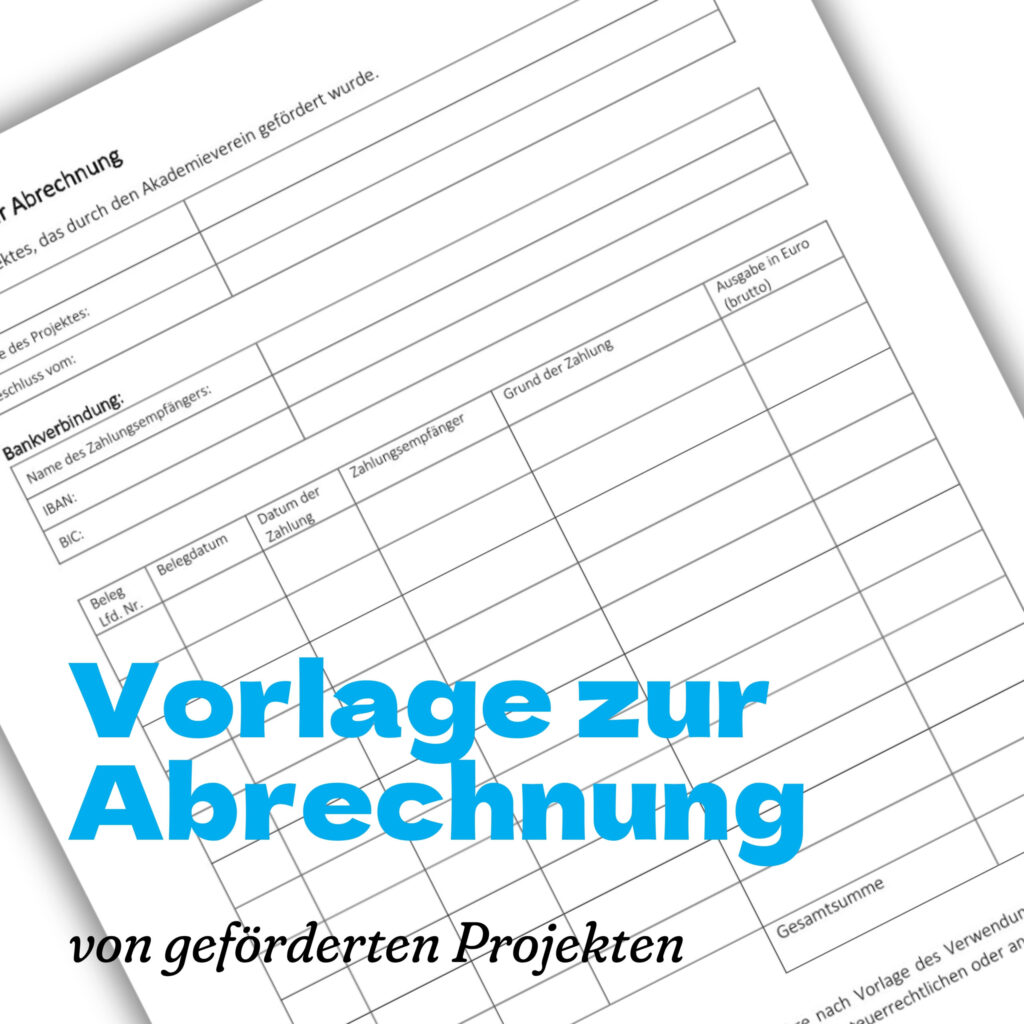 Vorlage Abrechnung